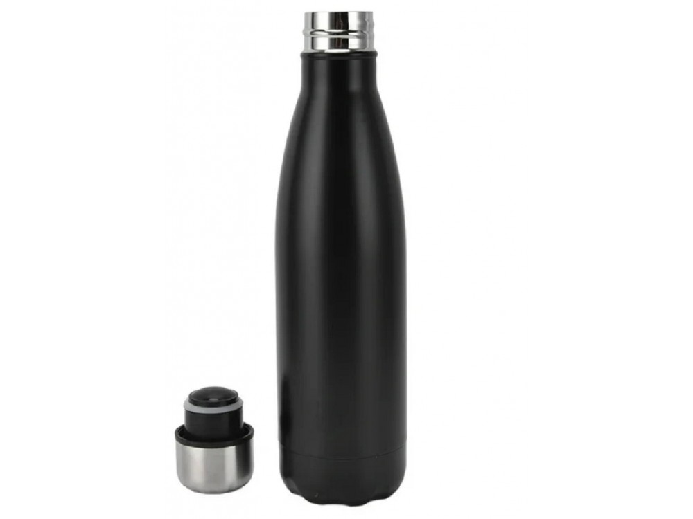 AJ Stainless Steel Water Bottle Double Walled & BPA Free, Θερμός Ανοξείδωτο, 1000ml, Black