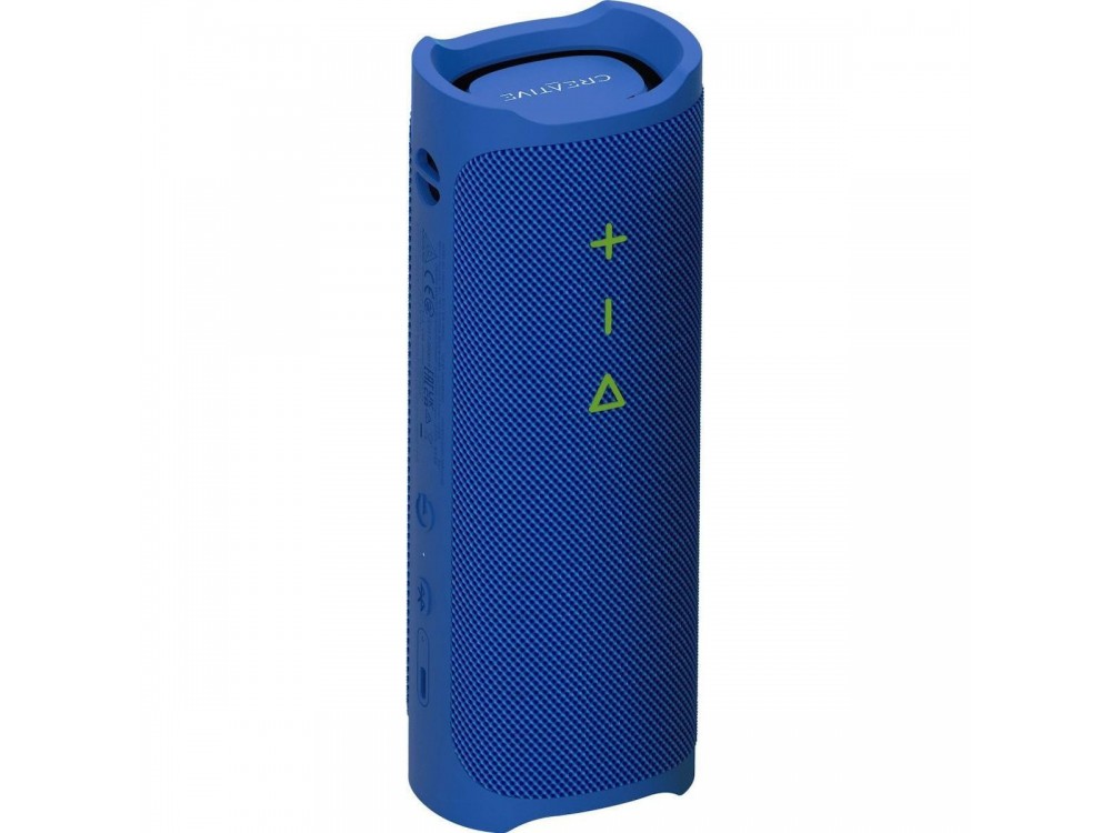 Creative Muvo Go Waterproof Bluetooth Speaker 5.3 20W with Battery Life up to 18 hours, Blue