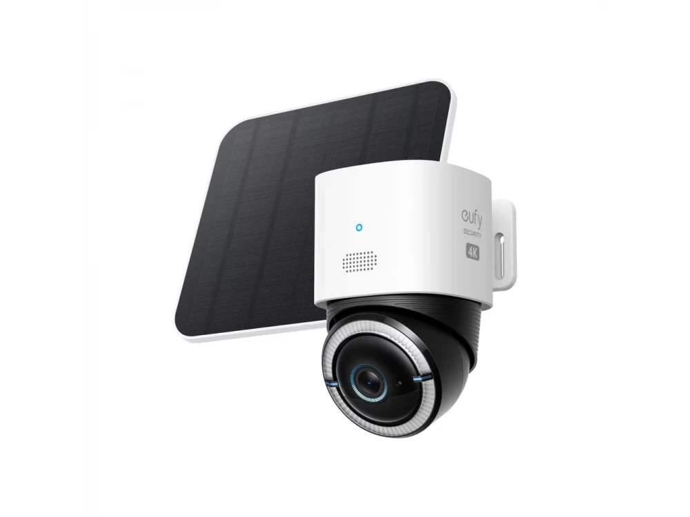 Anker Eufy 4G LTE Security Cam 4K UHD Pan & Tilt, WiFi, AI με Solar Panel Bidirectional Audio