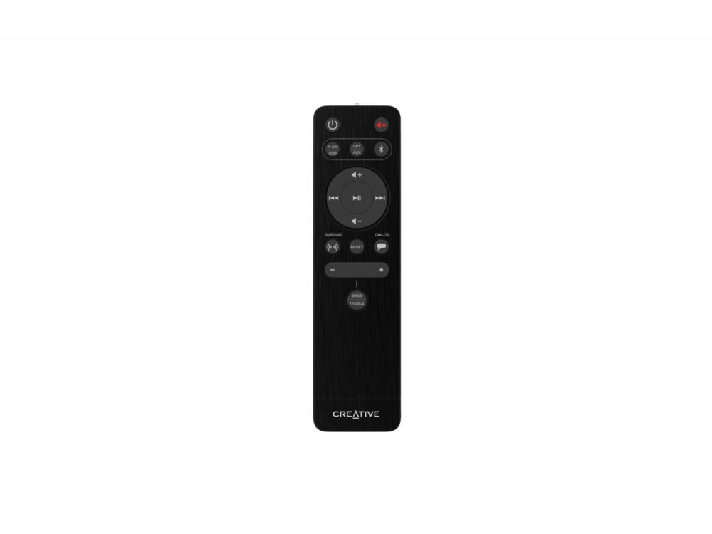 Creative Speaker Stage V2 Soundbar 160W 2.1 με Bluetooth & Τηλεχειριστήριο, Μαύρο - ΑΝΟΙΓΜΕΝΗ ΣΥΣΚΕΥΑΣΙΑ