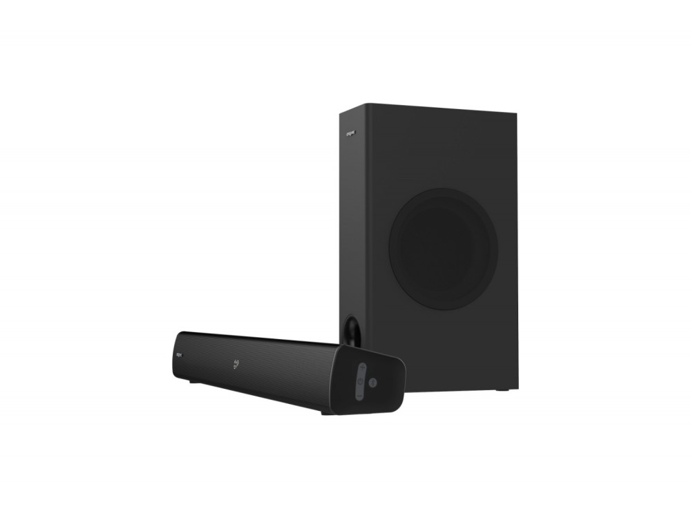 Creative Speaker Stage V2 Soundbar 160W 2.1 με Bluetooth & Τηλεχειριστήριο, Μαύρο - ΑΝΟΙΓΜΕΝΗ ΣΥΣΚΕΥΑΣΙΑ