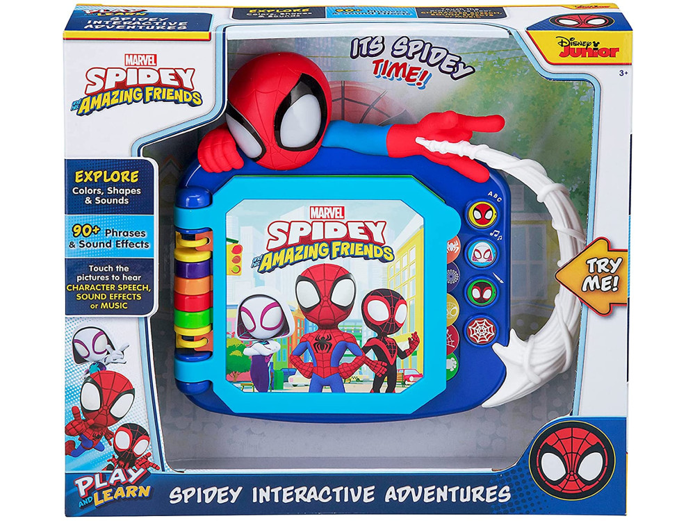 eKids Spiderman Spidey and His Amazing Friends Adventure Book με Ήχους & Προσχολικά Παιχνίδια Εκμάθησης