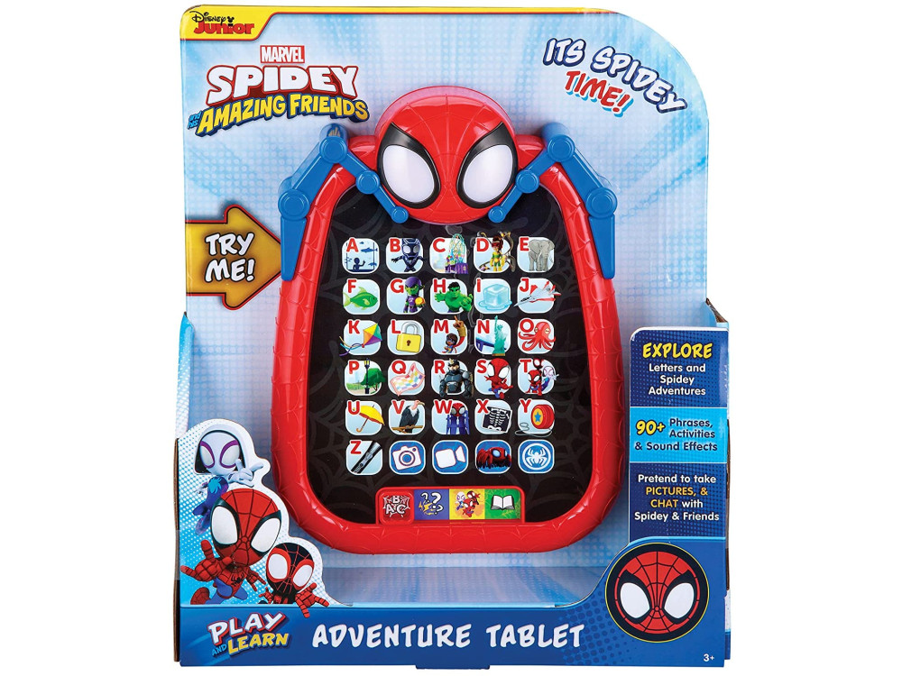 eKids Spiderman Spidey and His Amazing Friends Play and Learn Adventure Tablet με Ήχους & Προσχολικά Παιχνίδια Εκμάθησης