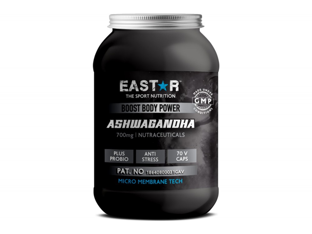 Eastar Ashwagandha με Προβιοτικά 70 Vegan Caps 700mg