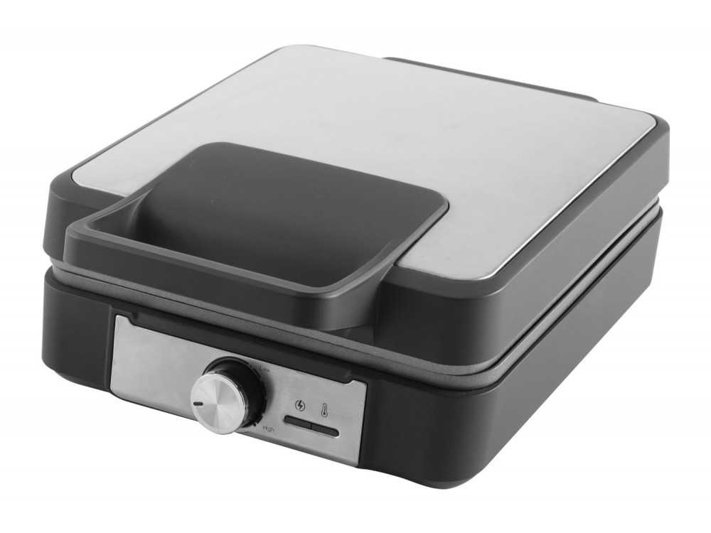 Emerio Waffle Maker, Διπλή Βαφλιέρα 1200W για 4 Βελγικές Βάφλες, με Αντικολλητική Επίστρωση & Ρυθμιζόμενο Θερμοστάτη