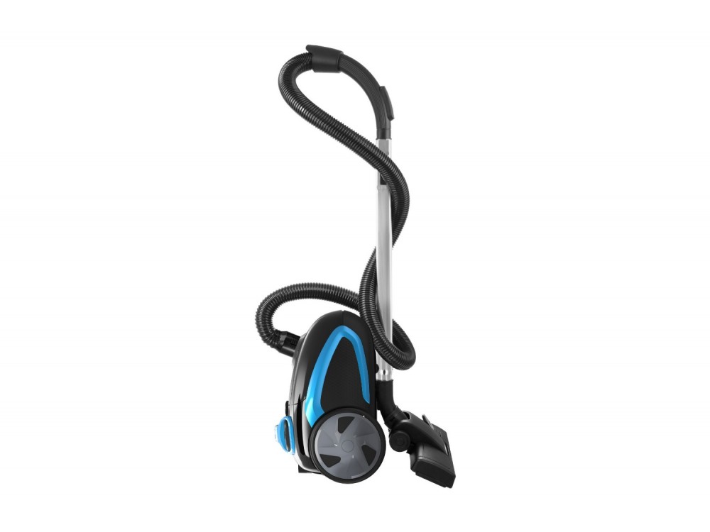 Emerio Vacuum Cleaner, Ηλεκτρική Σκούπα 180AW με Σακούλα 2.5lt, Φίλτρο HEPA & Καλώδιο 5m, Black