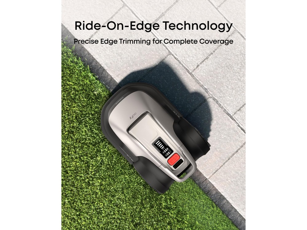 Anker Eufy E15  Robot Lawn Mower, for up to 0.2 Acres, with Wireless Function, Mapping and APP, Cut Height 2.5-7.5cm