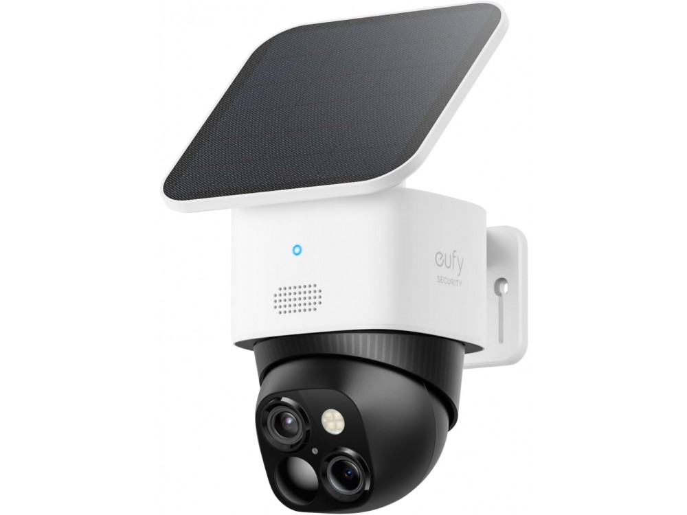 Anker eufy SoloCam S340 3K IP Camera με Dual Lens & Solar Panel, 2-Way Audio, WiFi και ανίχνευση κίνησης με AI