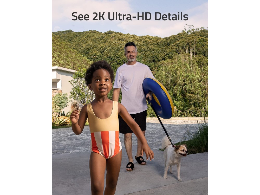 Anker Eufy Doorbell Dual Camera 2K Set, Smart Θυροτηλεόραση 2 Κάμερες με AI Human Detection, 2-Way Audio & App - E8213G11