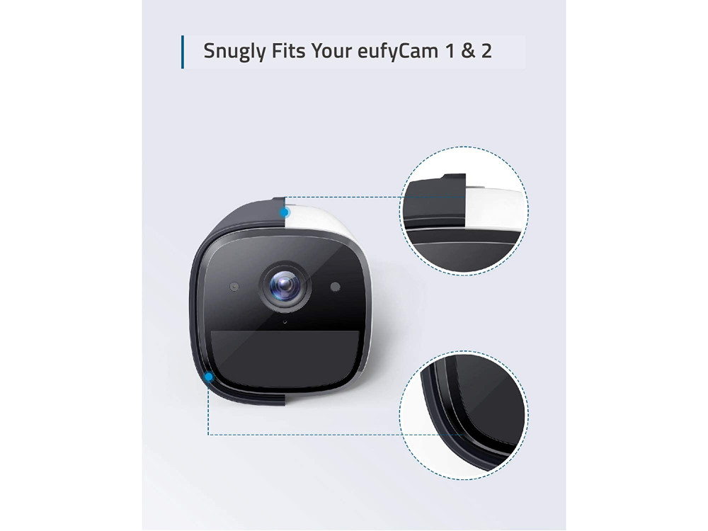 Anker eufy Security eufyCam 1 / 2 & 2 Pro Skin, Προστατευτική Θήκη Σιλικόνης για Ασύρματη Κάμερα EufyCam, Σετ των 2 - T8711111