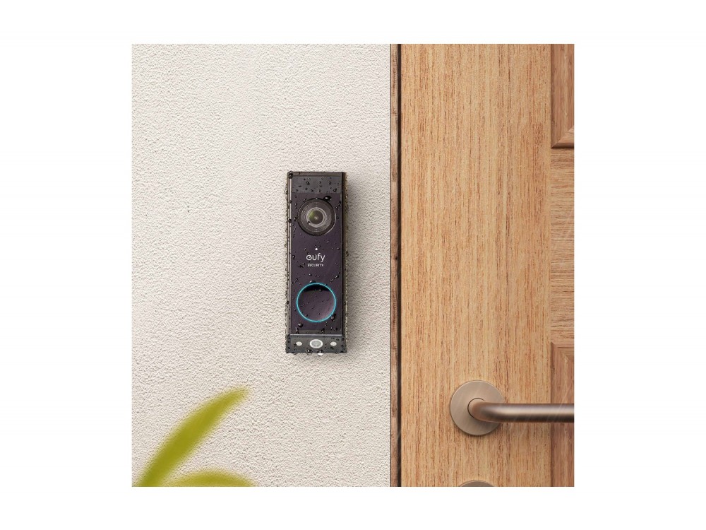 Anker eufy Security Video Doorbell E340 2K Dual Camera Θυροτηλεόραση με Chime Εσωτερικού Χώρου, Black / White Chime