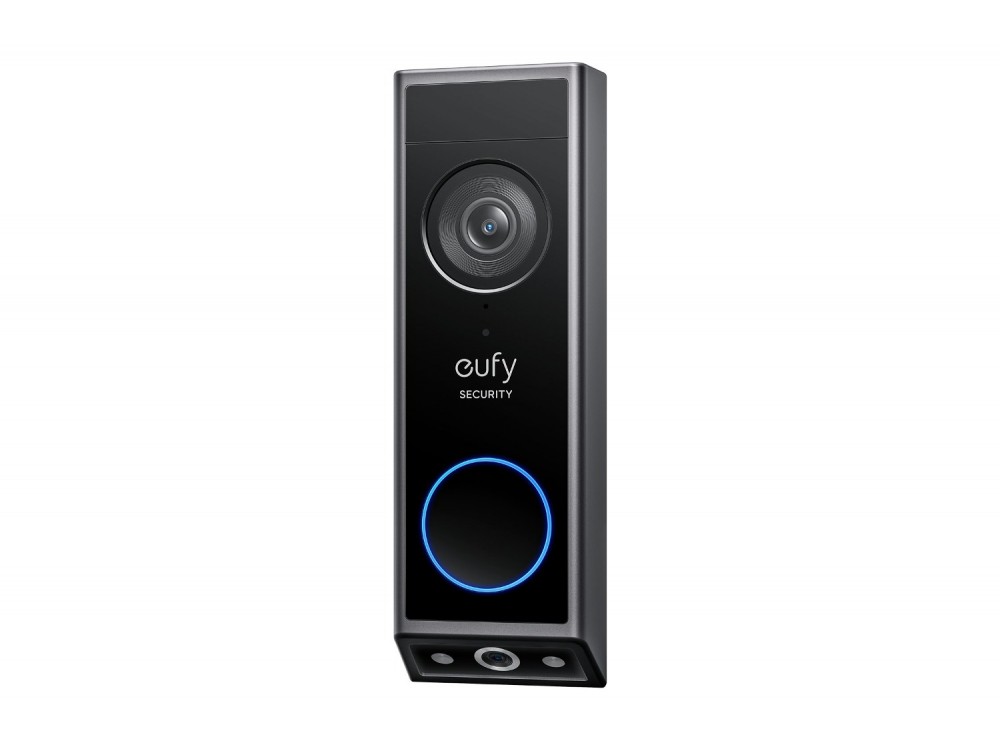 Anker eufy Security Video Doorbell E340 2K Dual Camera Θυροτηλεόραση με Chime Εσωτερικού Χώρου, Black / White Chime