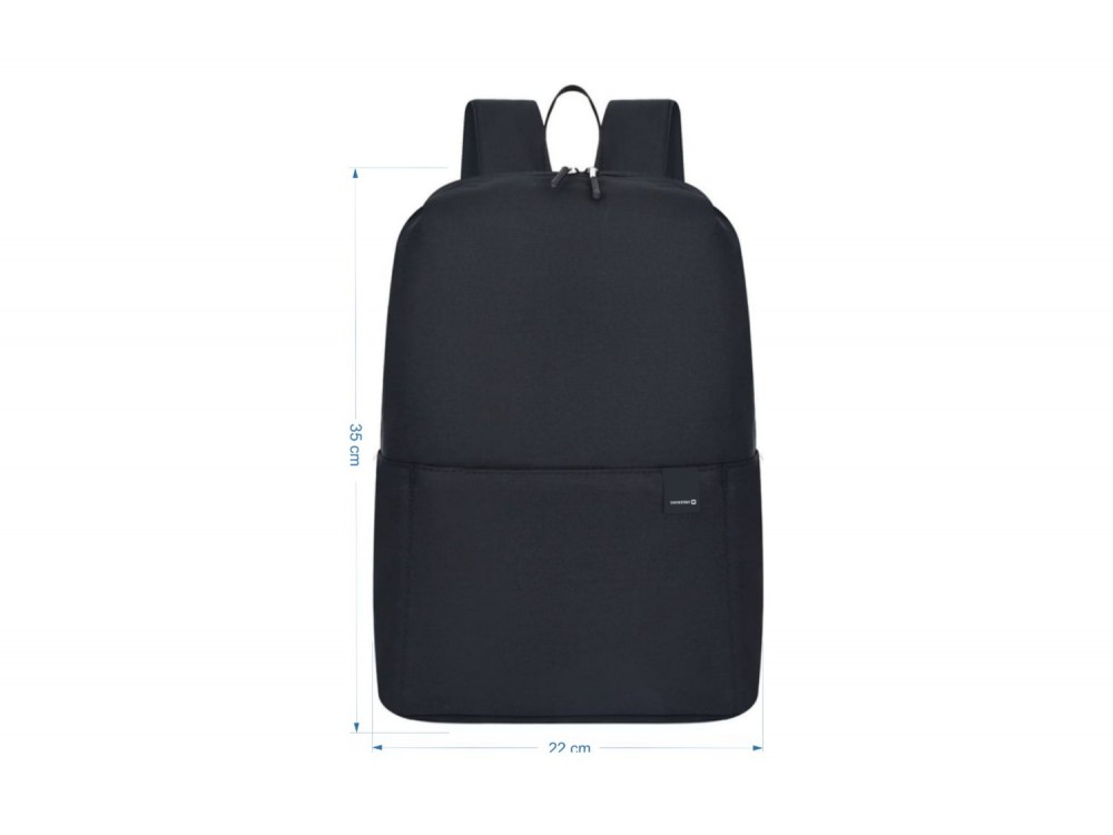 Swissten Basic Backpack, Τσάντα Πλάτης, Black