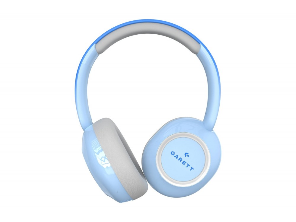 Garett Astro Wave ANC Παιδικά Ασύρματα Ακουστικά Over-Ear με Noise Cancelling, Ασφαλή Ένταση & Μπαταρία έως 28 Ώρες, Blue
