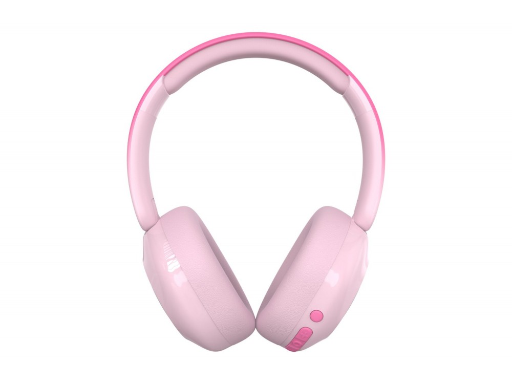 Garett Astro Wave ANC Παιδικά Ασύρματα Ακουστικά Over-Ear με Noise Cancelling, Ασφαλή Ένταση & Μπαταρία έως 28 Ώρες, Pink