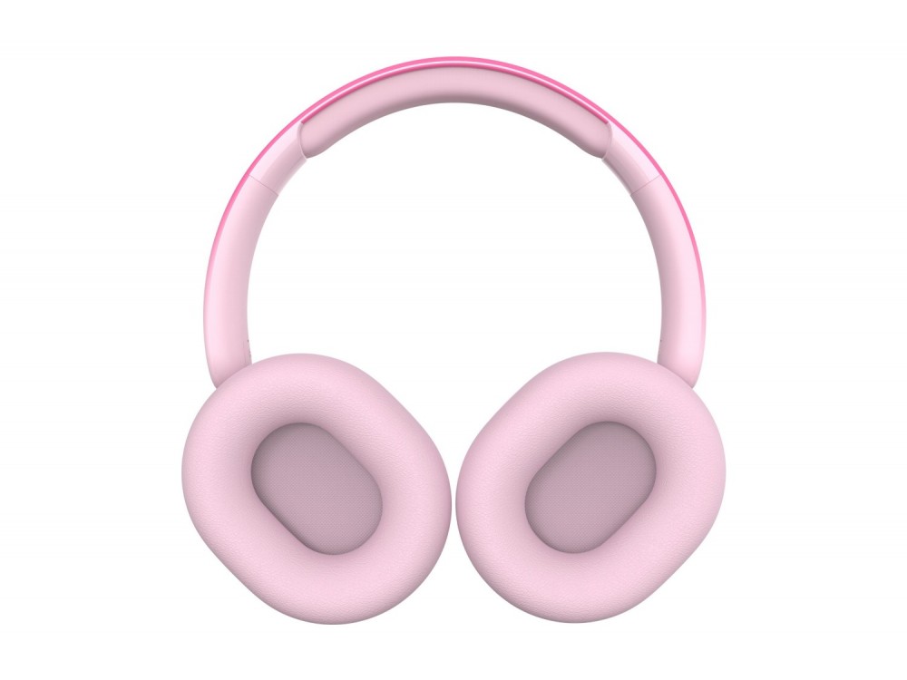 Garett Astro Wave ANC Παιδικά Ασύρματα Ακουστικά Over-Ear με Noise Cancelling, Ασφαλή Ένταση & Μπαταρία έως 28 Ώρες, Pink