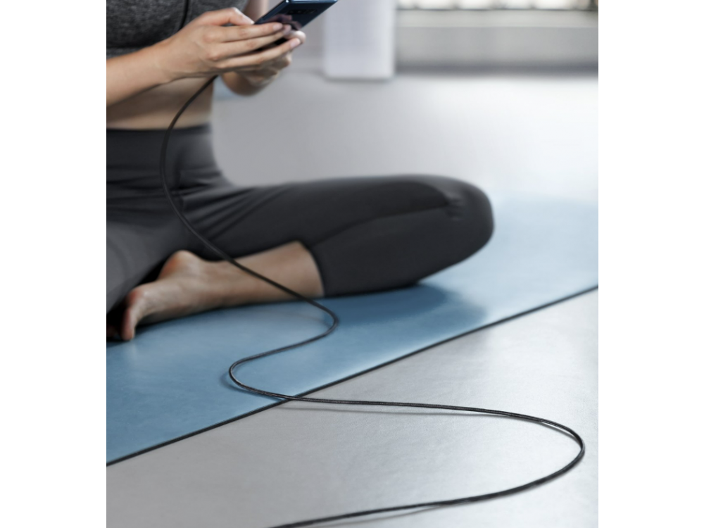 iPEAX Durable Textile USB-C σε USB-C Καλώδιο 1μ. με Νάυλον ύφανση, Black
