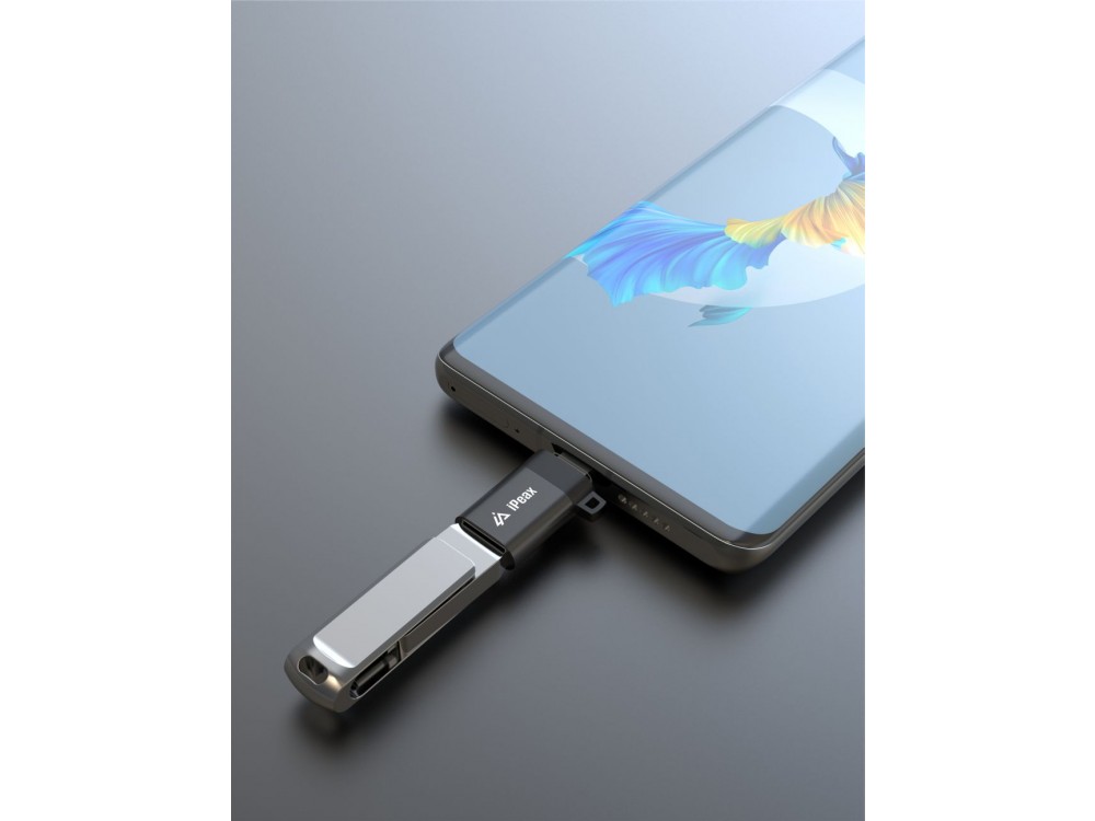 iPEAX Αντάπτορας USB-C σε USB-Α Θηλυκό, OTG Adapter USB-A Female to USB-C Male