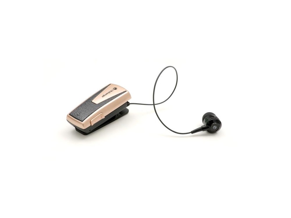 iXchange UA-42QT-V In-ear Bluetooth 5.0 Handsfree, Retractable, Gold