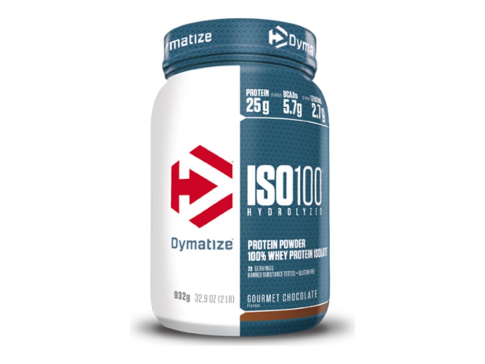 Dymatize ISO 100 Hydrolyzed Πρωτεΐνη Ορού Γάλακτος Χωρίς Γλουτένη με Γεύση Birthday Cake 932gr