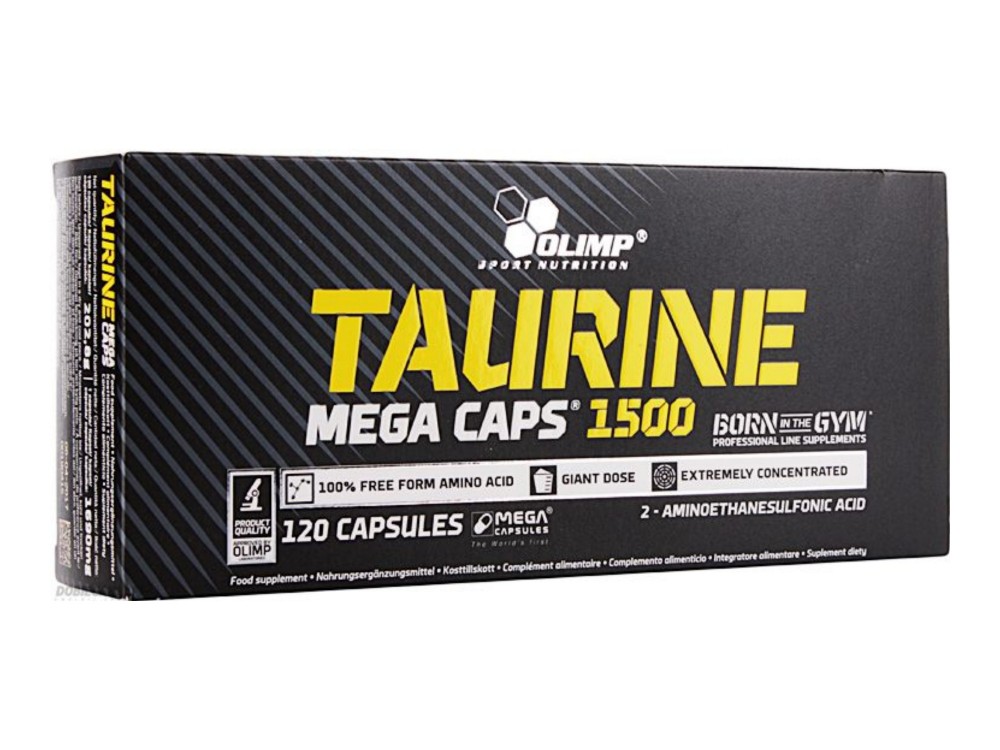 Olimp Nutrition Taurine Mega Caps - 120 caps