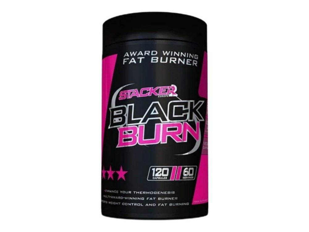 Stacker2 Europe Black Burn - 120 caps