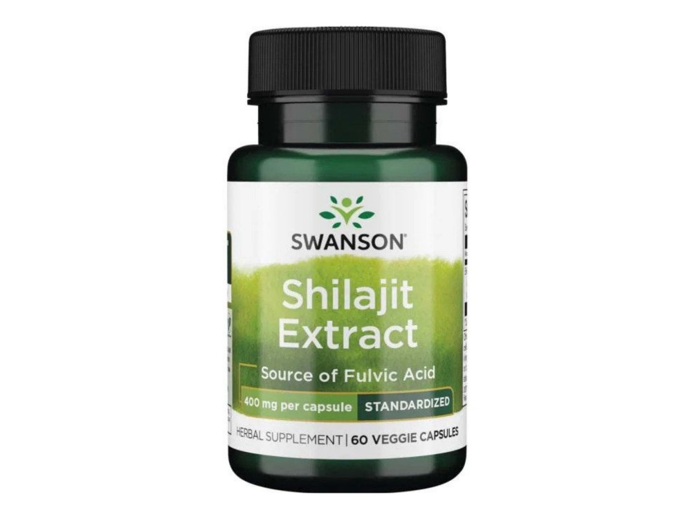 Swanson Shilajit Extract 400mg - 60 vcaps