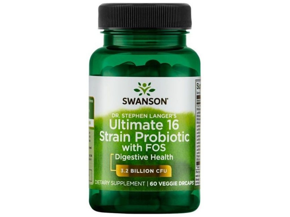 Swanson Dr Stephen Langers Ultimate 16 Strain Probiotic 3.2 Billion CFU - 60 vcaps