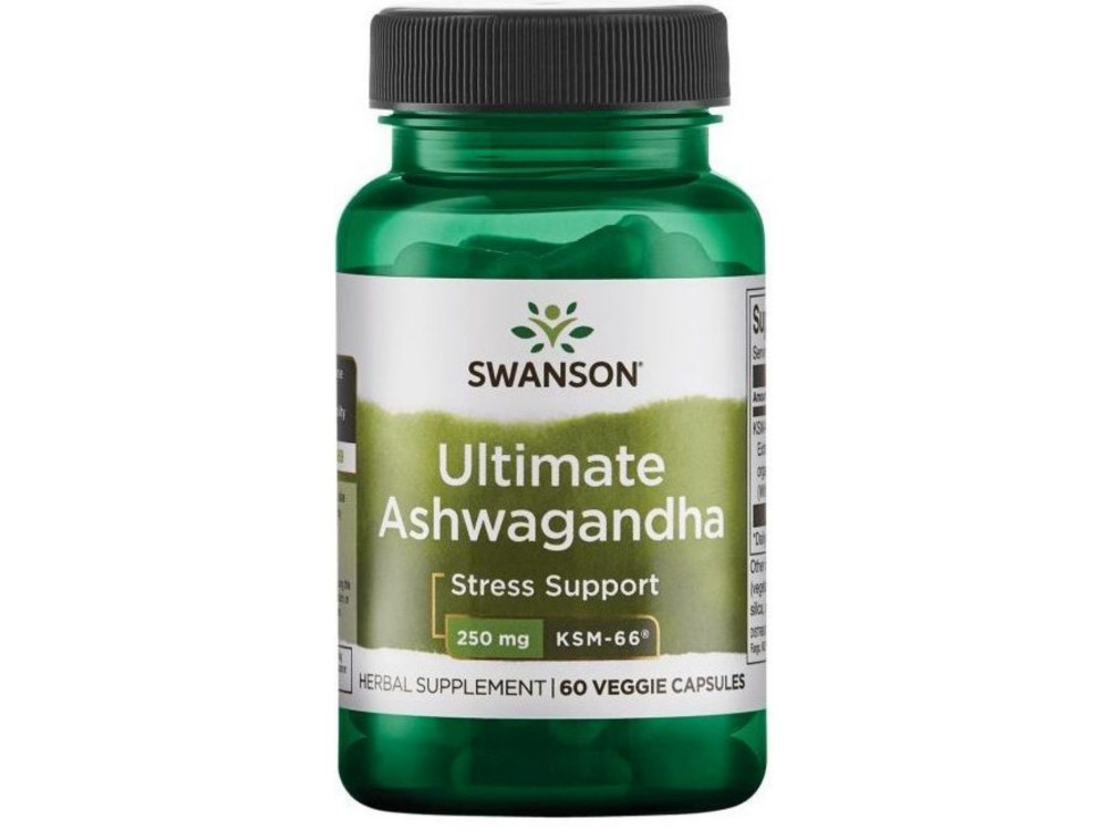 Swanson Ashwagandha Ultimate KSM-66 250mg - 60 vcaps