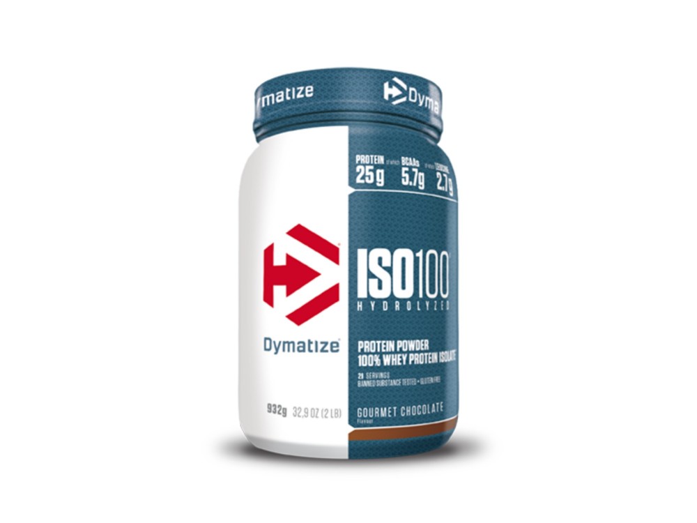 Dymatize ISO 100 Hydrolyzed Πρωτεΐνη Ορού Γάλακτος Χωρίς Γλουτένη με Γεύση Smooth Banana 932gr