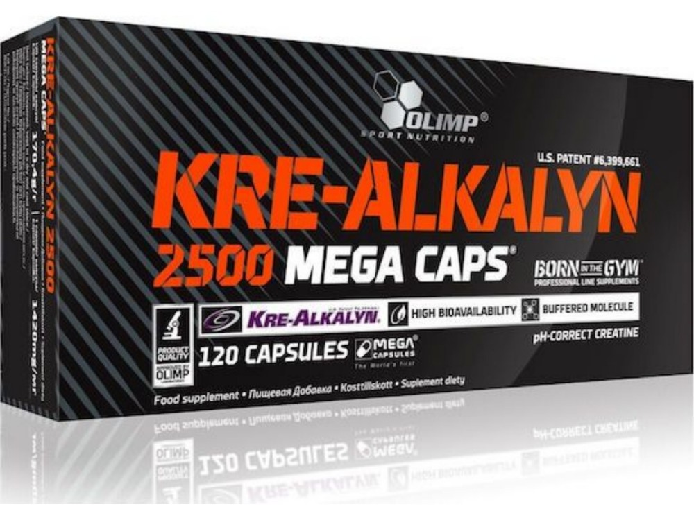 Olimp Kre-Alkalyn 2500 Mega Caps Αλκαλική Κρεατίνη 120 κάψουλες