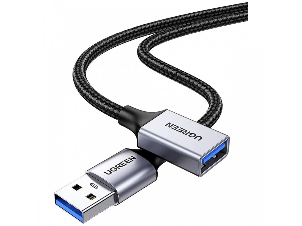 Ugreen USB 3.0 Repeater Cable 1μ., Καλώδιο Επέκτασης, USB-A Extender 5Gbps Μαύρο