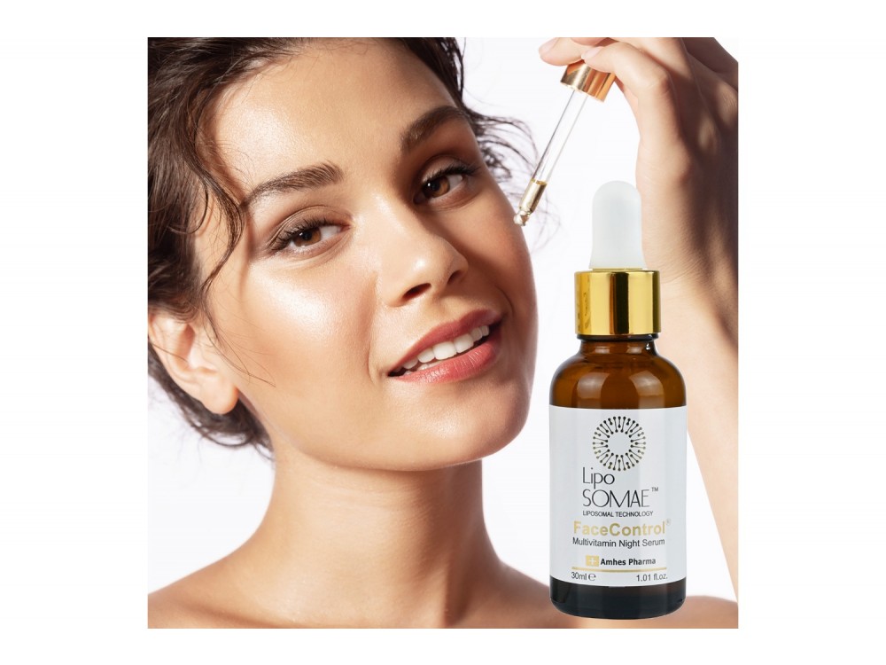 LipoSOMAE Face Control® Ενυδατικό & Αντιγηραντικό Serum Προσώπου με Ρετινόλη & Βιταμίνη E 30ml