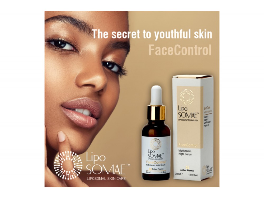 LipoSOMAE Face Control® Ενυδατικό & Αντιγηραντικό Serum Προσώπου με Ρετινόλη & Βιταμίνη E 30ml