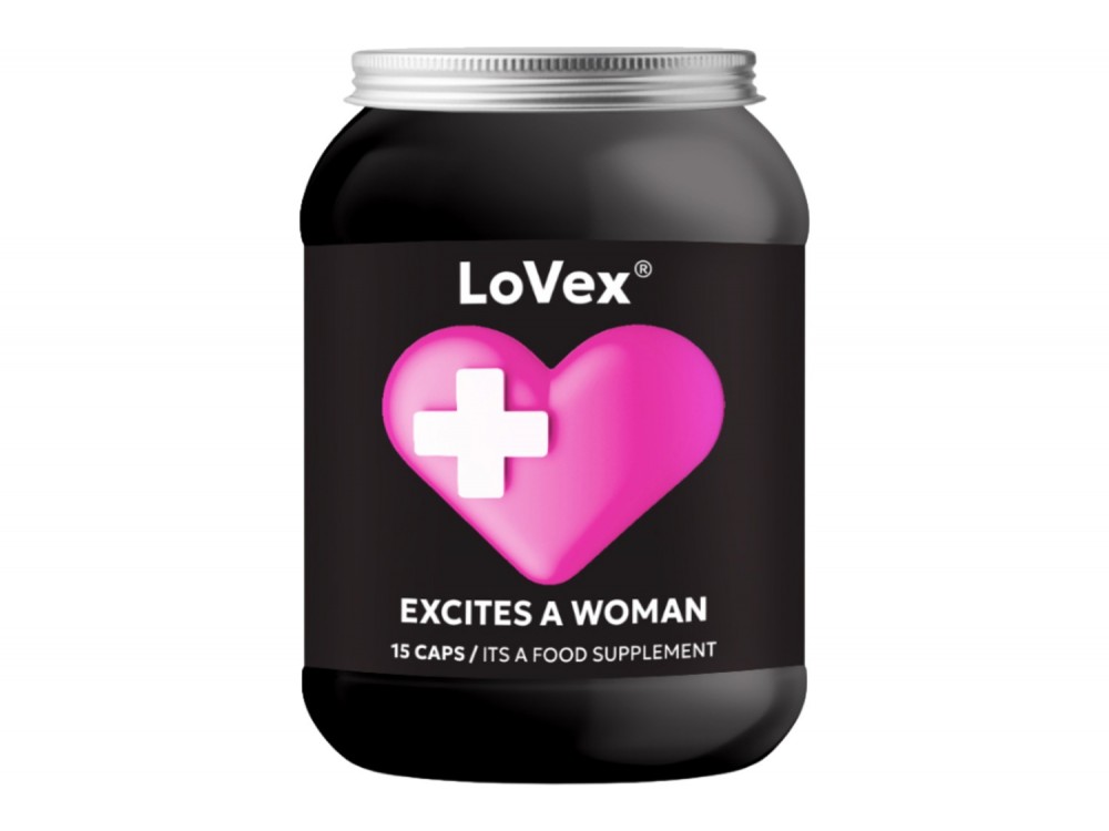 LoVex Excites A Woman Φυτικό Ενισχυτικό Συμπλήρωμα για Βελτίωση της Γυναικείας Libido 15 Caps