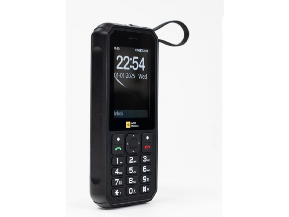 AGM M11 Αδιάβροχο κινητό τηλέφωνο IP68/IP69K, MIL-STD-810H, Dual SIM, 4G, Wi-Fi Hotspot, 4000mAh Battery, Black