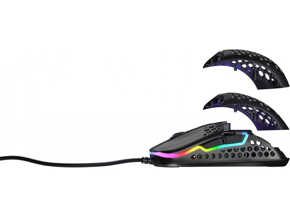 Xtrfy M42 RGB Optical Gaming Mouse Ultra-Light 400 - 16.000 DPI με Pixart 3389 Sensor, Black