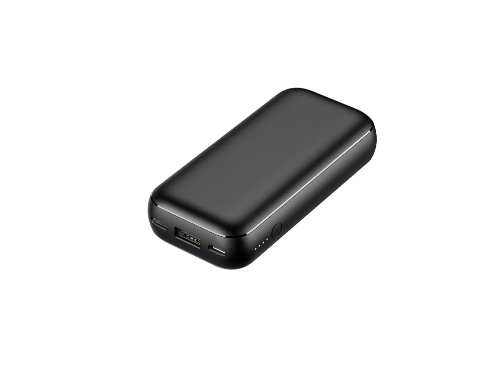 Veger VP1135 10000 PD 20W USB-C Mini Power Bank 10.000mAh Power Delivery & QC3.0, Μαύρο