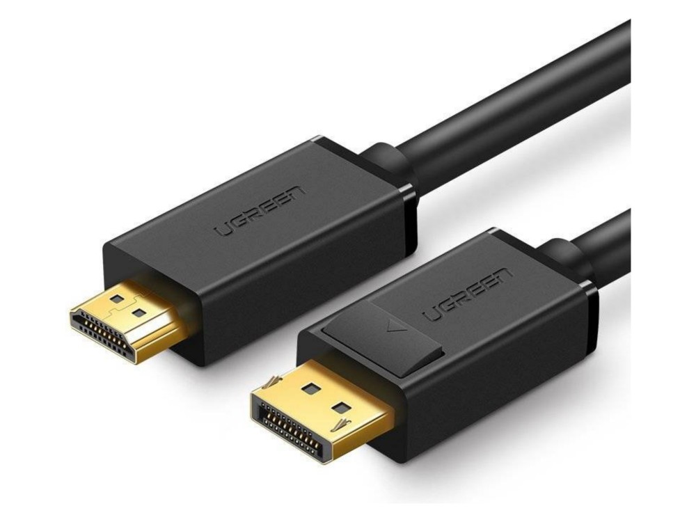 Ugreen DisplayPort Καλώδιο σε HDMI 4K@60Hz, 1,5μ. Μαύρο