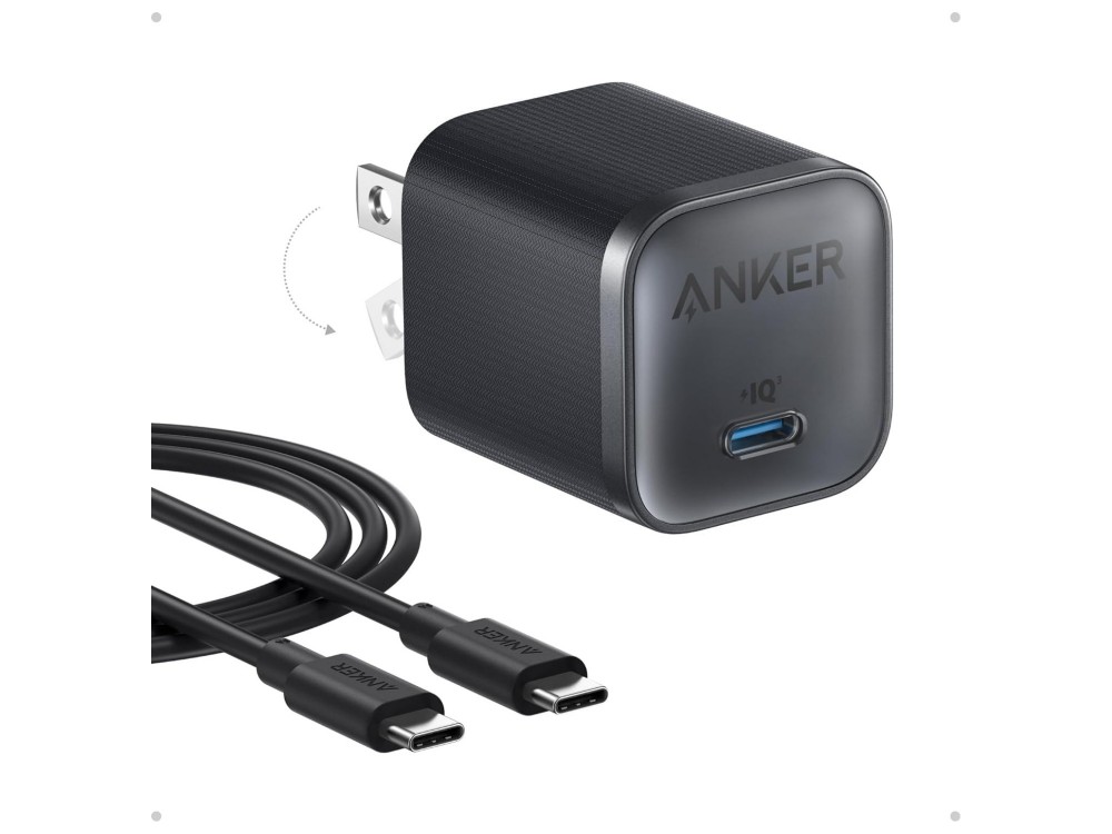 Anker Nano Φορτιστής 45W USB-C, Black