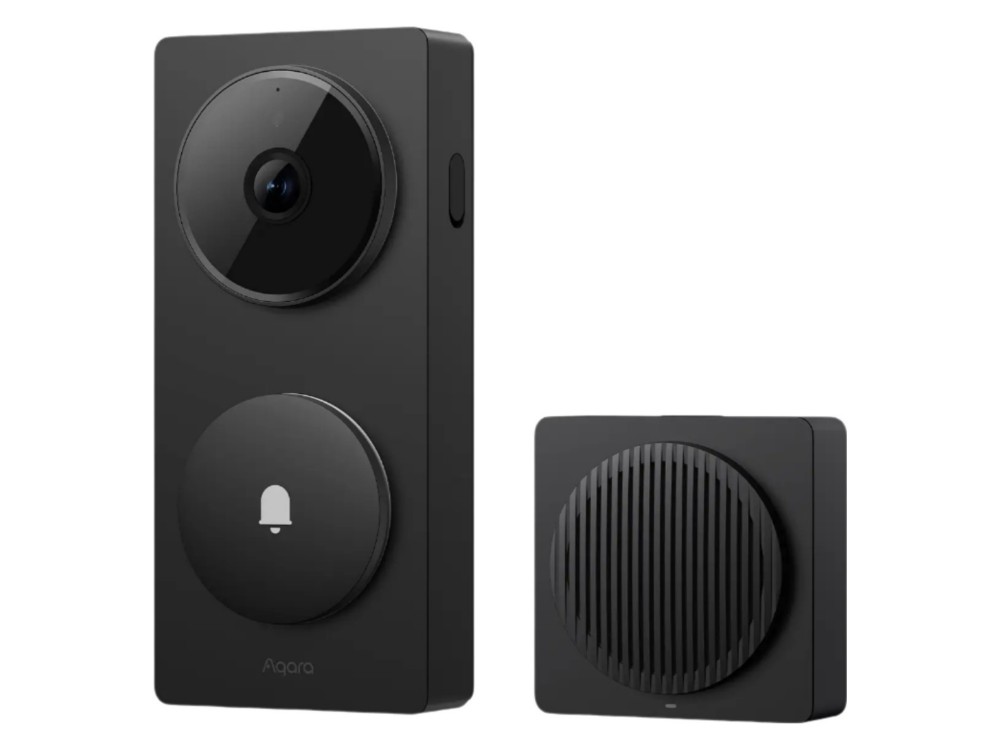 Aqara Doorbell Camera Hub G410 Έξυπνο Κουδούνι με Κάμερα 2K, Black