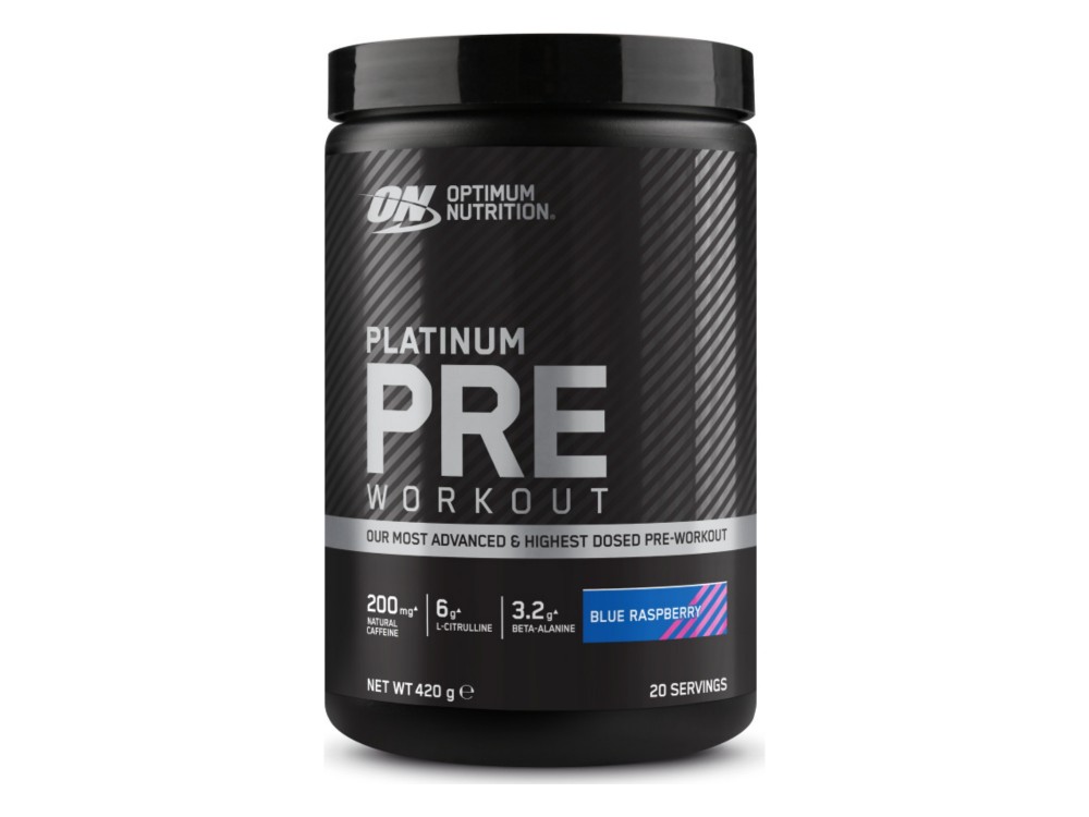 Optimum Nutrition Platinum Pre-Workout Προεξασκητικό 420g, Blue Raspberry