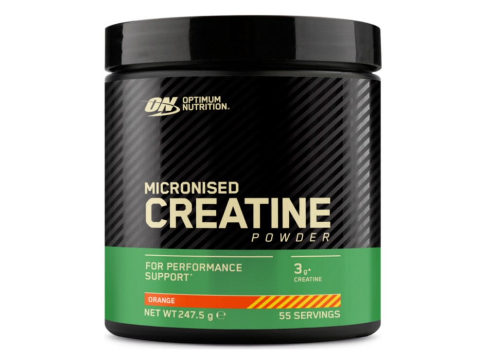 Optimum Nutrition Micronised Creatine Μονοϋδρική Κρεατίνη 247g, Orange