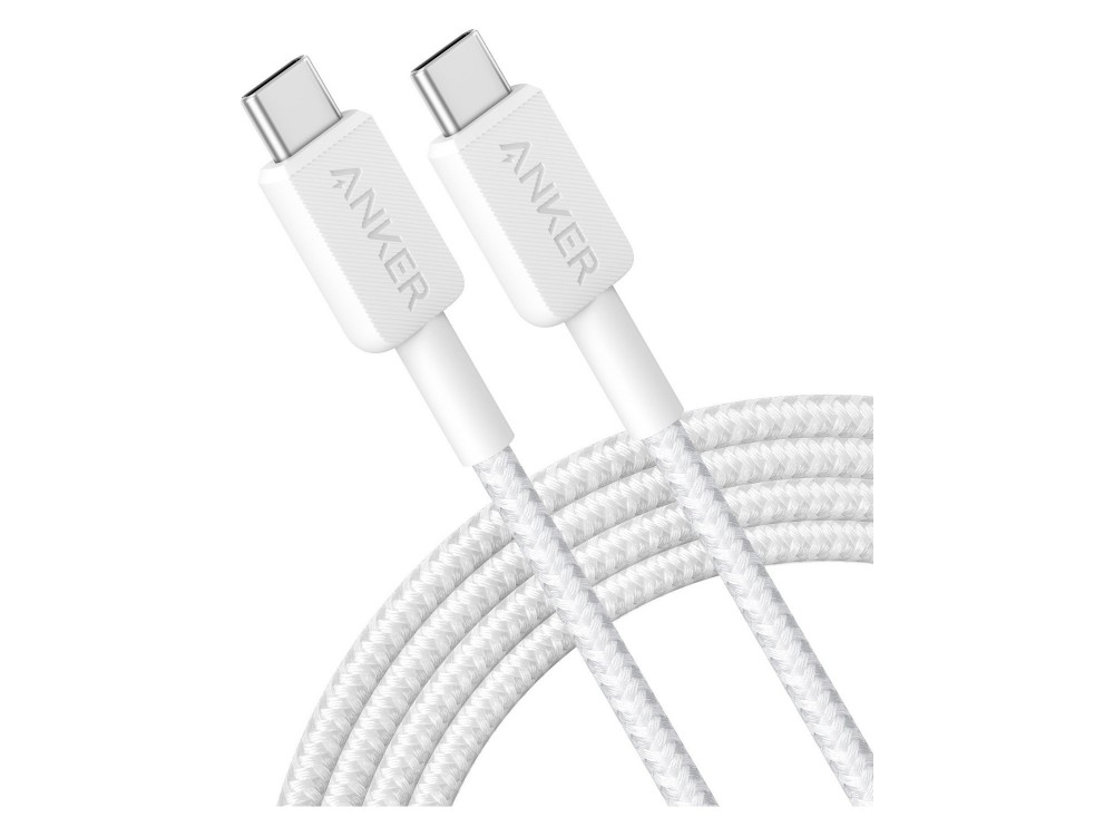 Anker 322 Καλώδιο USB-C σε USB-C 60W 1.8m, White