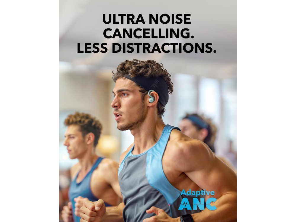 Anker Soundcore Sport X20 ANC Bluetooth 5.3 Ακουστικά TWS με Rotatable Ear Hooks & IP68, Green