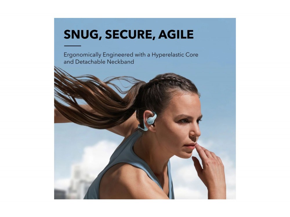 Anker Soundcore AeroFit Pro Bluetooth 5.3 Ακουστικά Open-Ear με LDAC, Detachable Neckband & IPX5, Blue