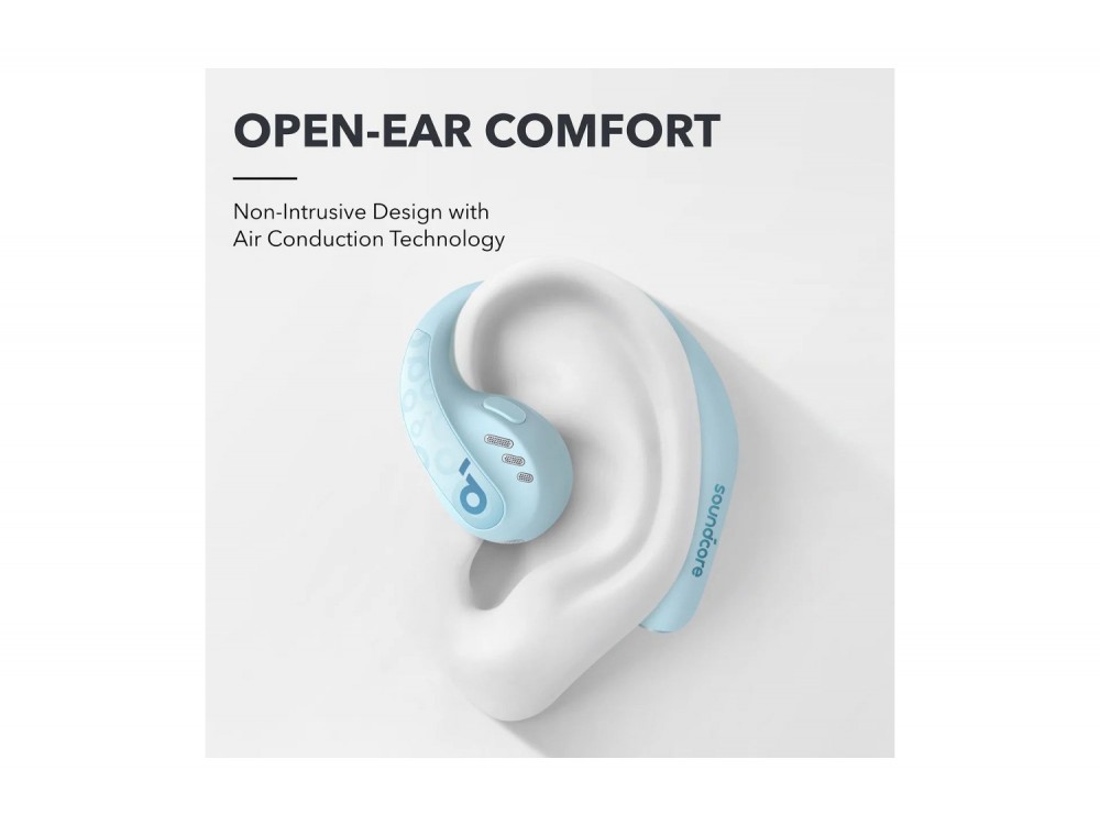 Anker Soundcore AeroFit Pro Bluetooth 5.3 Ακουστικά Open-Ear με LDAC, Detachable Neckband & IPX5, Blue