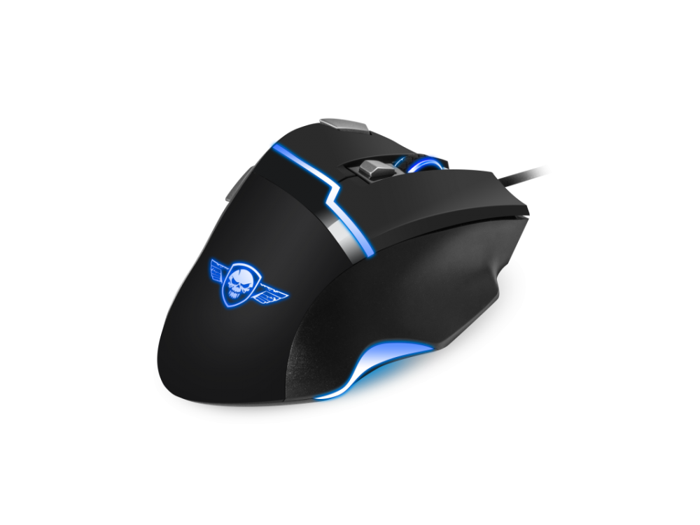Spirit of Gamer Elite M10 RGB Optical Gaming Mouse, 4000 DPI, 7 Buttons + Mouse pad Combo - Black
