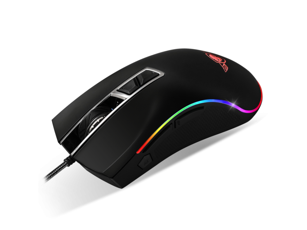 Spirit of Gamer PRO-M6 RGB Gaming Mouse, 4000 DPI, 4 Buttons - Μαύρο