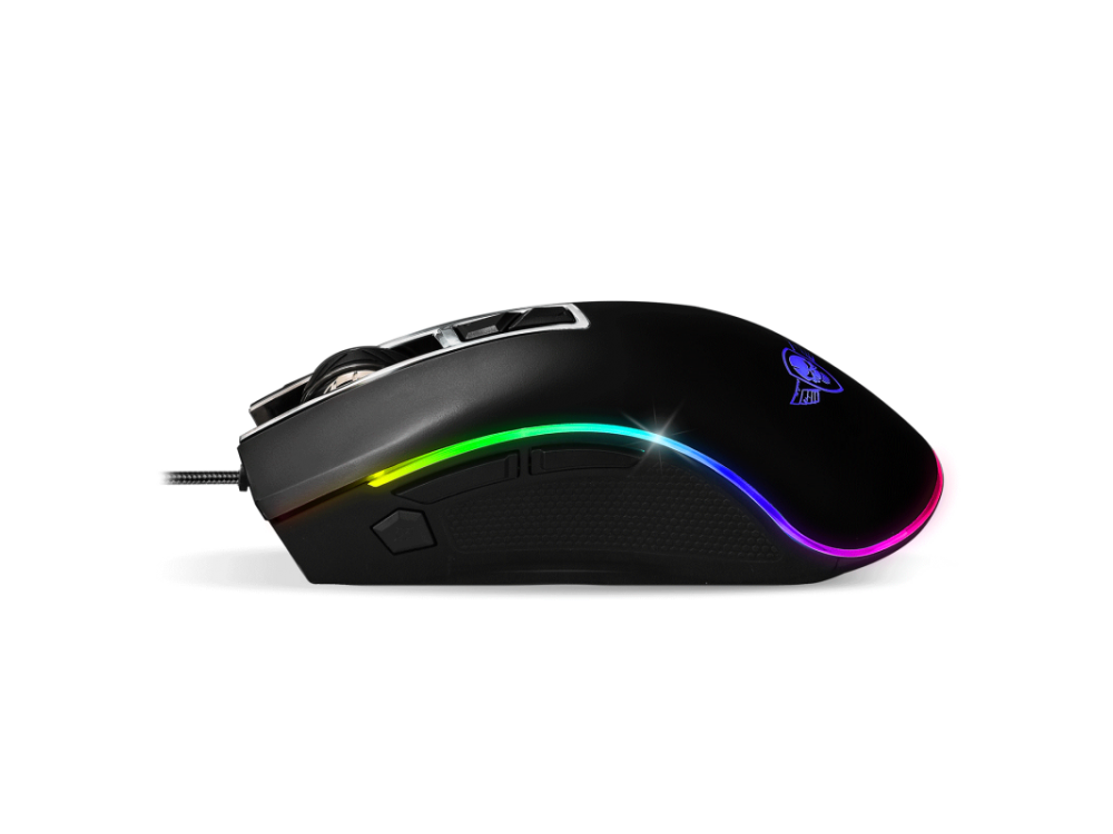 Spirit of Gamer PRO-M6 RGB Gaming Mouse, 4000 DPI, 4 Buttons - Μαύρο